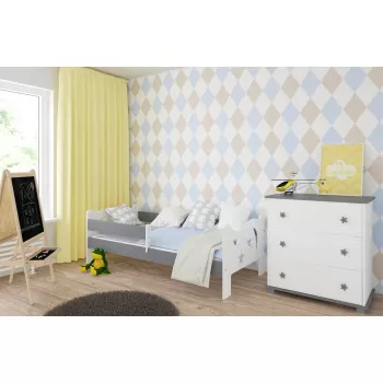 Dečiji krevet Kamil White/Grey 