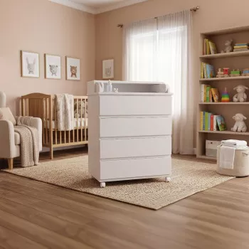 Komoda za bebe sa preklopom 