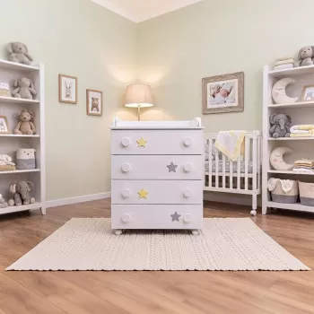 Komoda za bebe sa preklopom 