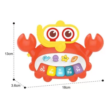 BBO TOYS IGRACKA MUZICKI INSTRUMENT - CRAB 18m+ 