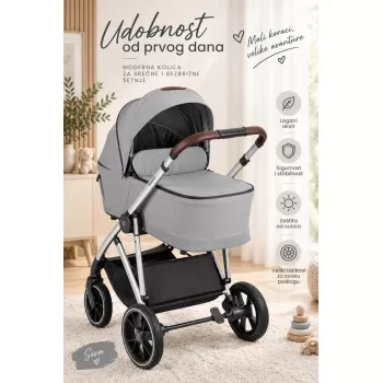 Kikka Boo Chiara Premium Grey 3u1 