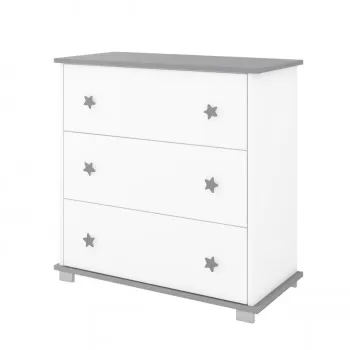 Komoda za bebe Classic Grey 