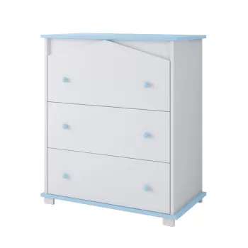 Komoda za bebe Domek – Blue 