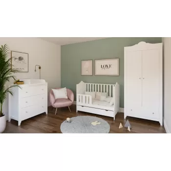 Komoda za bebe Glamour 