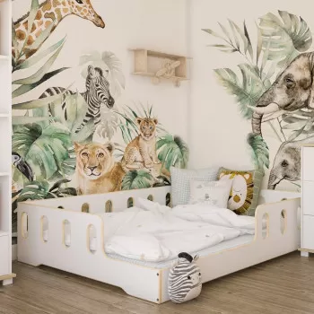 Krevet Noe White/Natur 