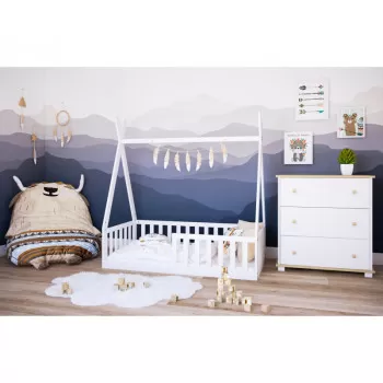 Krevet Tipi 140x70 White 