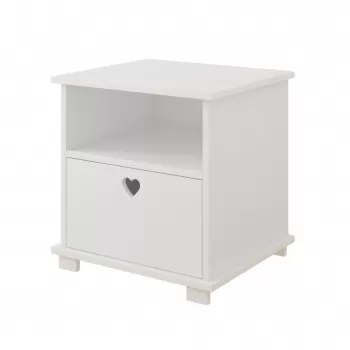 Noćni ormar Srce White 