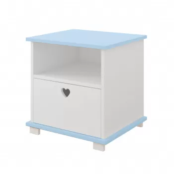 Noćni ormar Srce Blue 