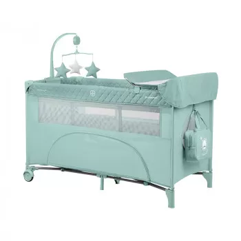 Prenosni krevetac Nighty Night Mint – 2 nivoa 