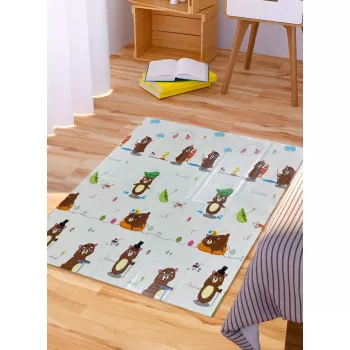 Dvostrana sklopiva podloga za bebe od pene 180x200cm 