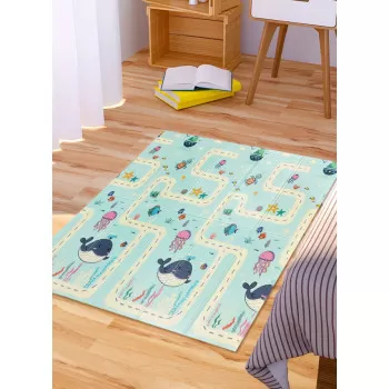 Dvostrana sklopiva podloga za bebe od pene 180x200cm 