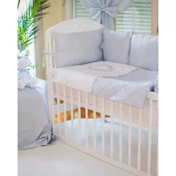 Posteljina Saten Blue 