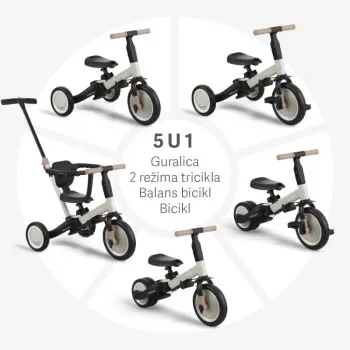 Tricikl Flip 5in1 Black 