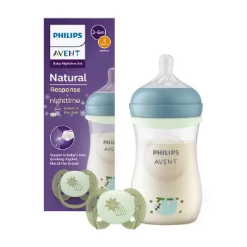 AVENT SET NATURAL RESPONSE NIGHTTIME SET - FLASICA SA VARALICOM 0913 