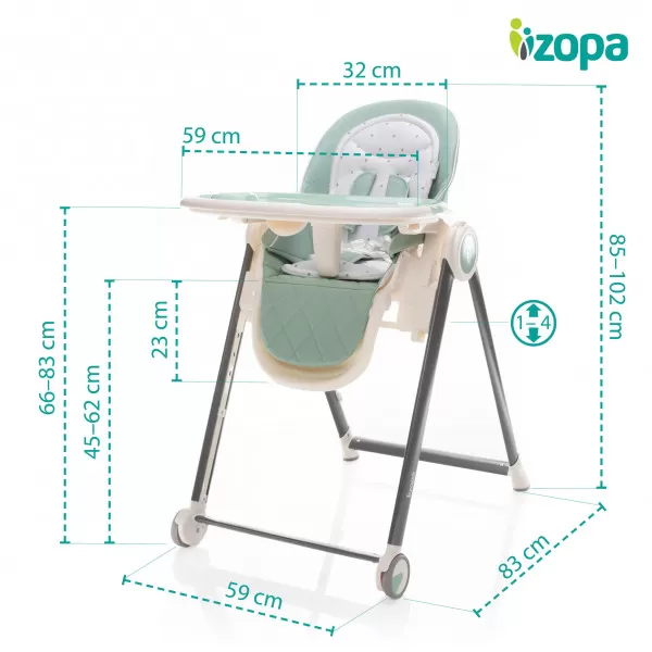 Hranilica Zopa Space Ice Grey 