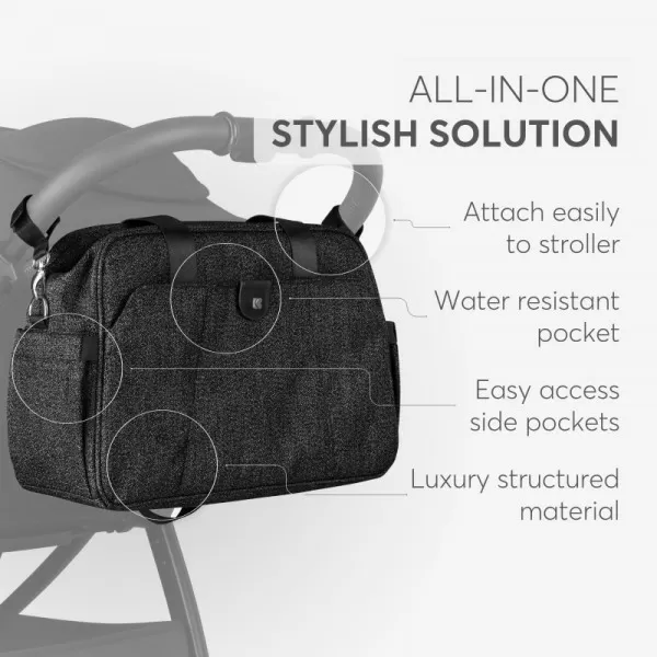 Torba za mame Kikka Boo Chelsea Premium Black 
