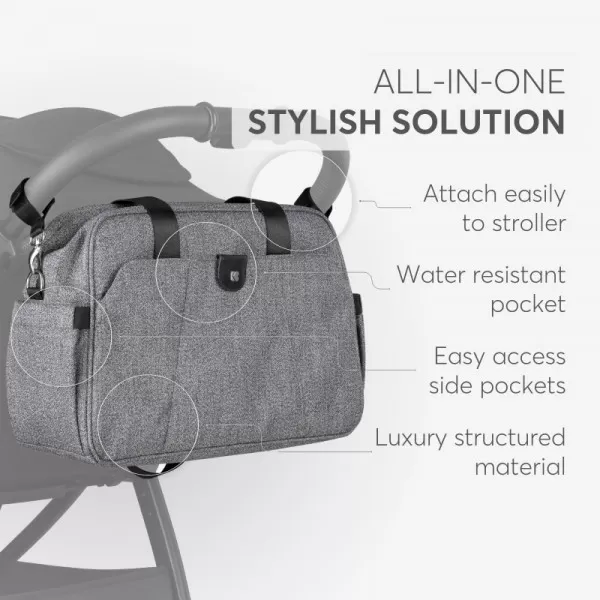 Torba za mame Kikka Boo Chelsea Premium Grey 
