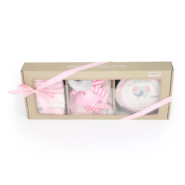 Jungle Bebi set prvi otisak Pink 