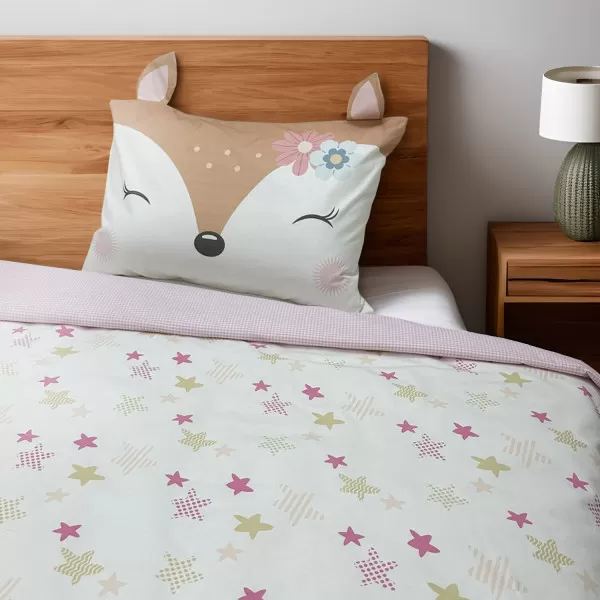 Dečija posteljina Animals Pink 