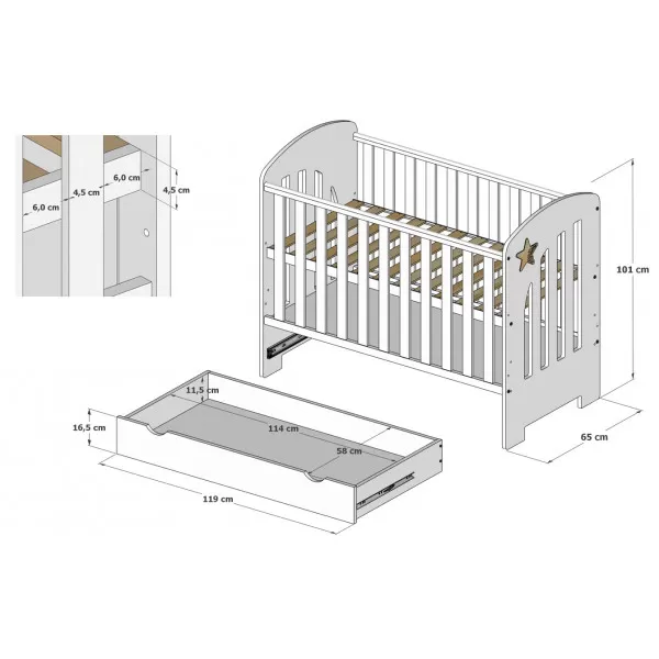 Krevetić Star - Pink 