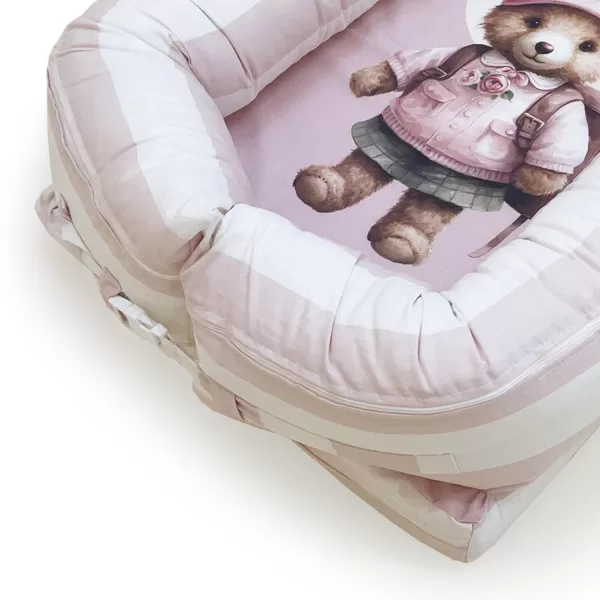 Baby gnezdo Teddy Pink 