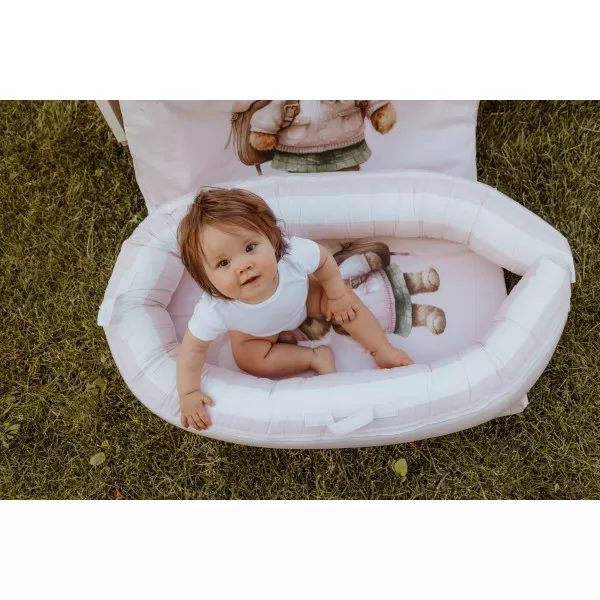 Baby gnezdo Teddy Pink 