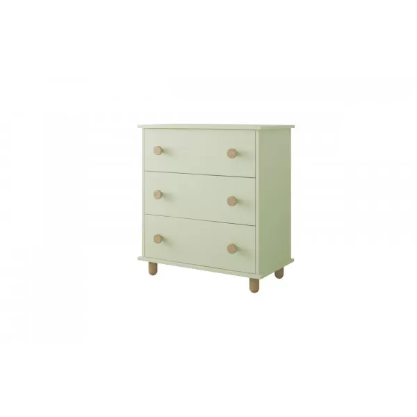 Komoda za bebe Lumi Mint 