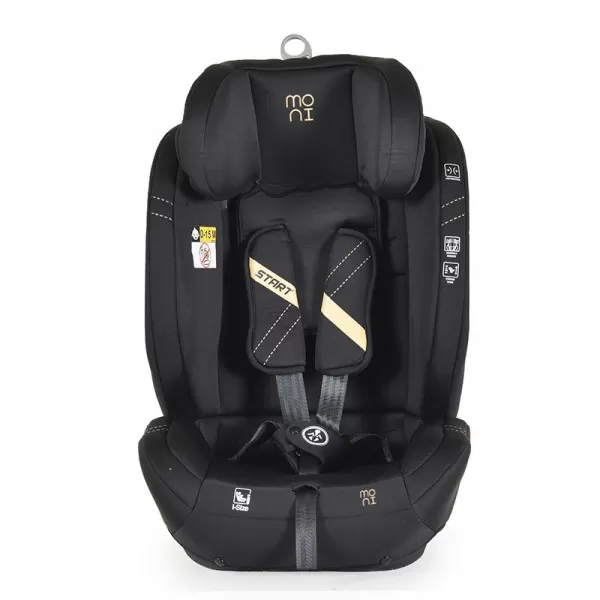Cangaroo Moni autosedište Start I-SIZE 76-150CM BLACK + POKLON ĆEBE SA IGRAČKOM 