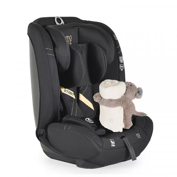 Cangaroo Moni autosedište Start I-SIZE 76-150CM BLACK + POKLON ĆEBE SA IGRAČKOM 