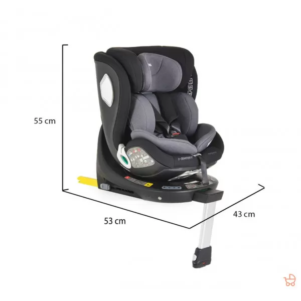 Cangaroo autosedište iSMART i-Size – Black 