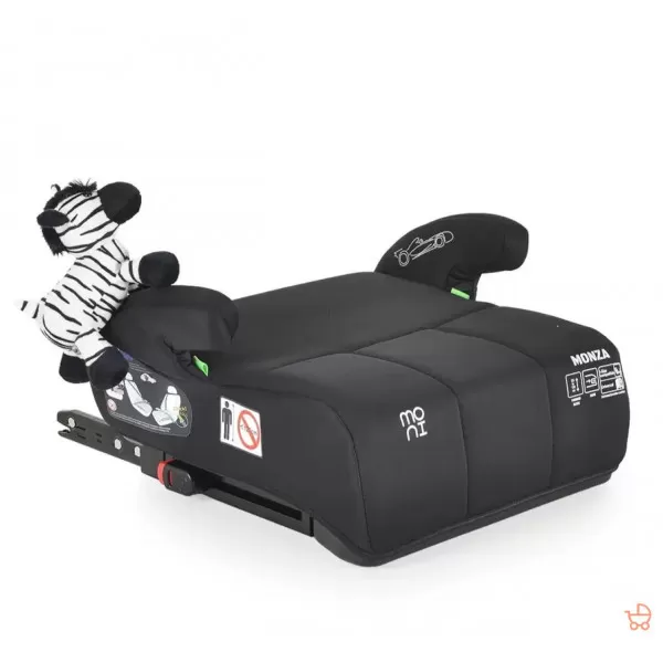 Cangaroo Moni Monza buster auto sedište za decu Isofix 125-150-Black 