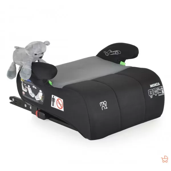 Cangaroo Moni Monza buster auto sedište za decu Isofix 125-150-Grey 