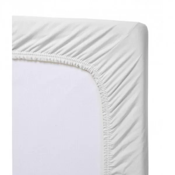 Čaršav lastiš Beli 200x90 cm 
