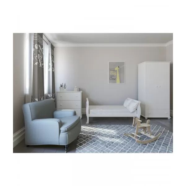 Krevetić Scarlet 140x70cm white 