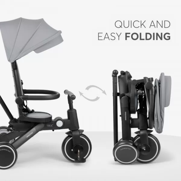 Kikka Boo tricikl TRIX 2- 8u1 Grey 