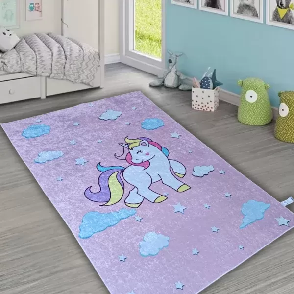Dečiji tepih Jednorog Pink 