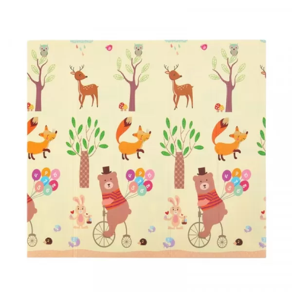 Dvostrana sklopiva podloga za bebe od pene 180x200cm 