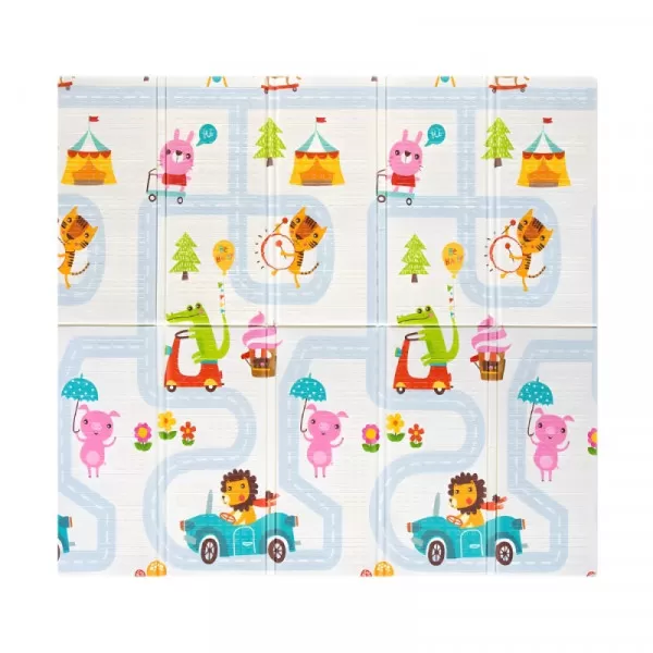 Dvostrana sklopiva podloga za bebe od pene 180x200cm 