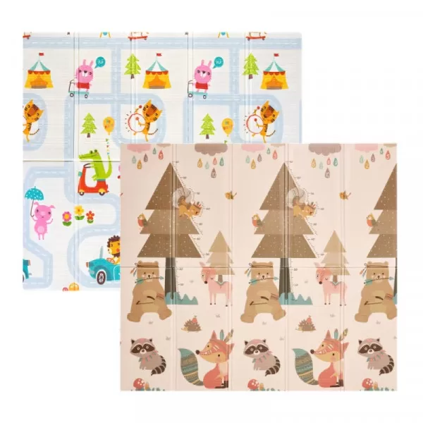 Dvostrana sklopiva podloga za bebe od pene 180x200cm 