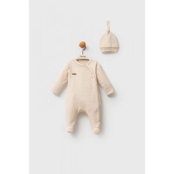 Moi Noi Zeka sa kapicom Beige for girls 