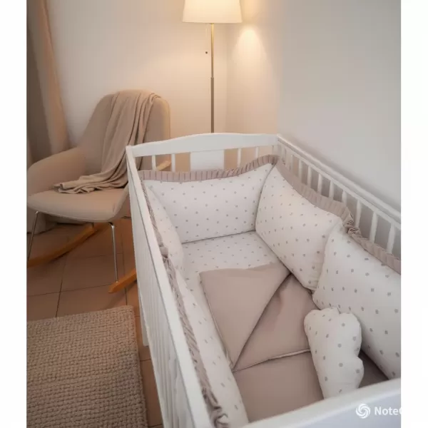 Komplet posteljina Beige Dots 