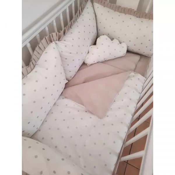 Komplet posteljina Beige Dots 