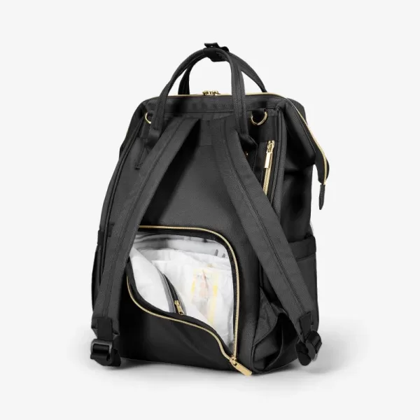 Torba za mame Kikka Boo Siena Premium Black/Gold 