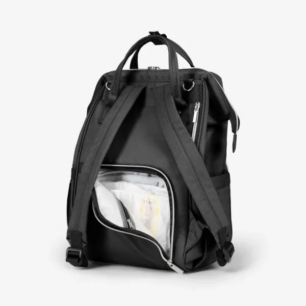 Torba za mame Kikka Boo Siena Premium Black/Silver 