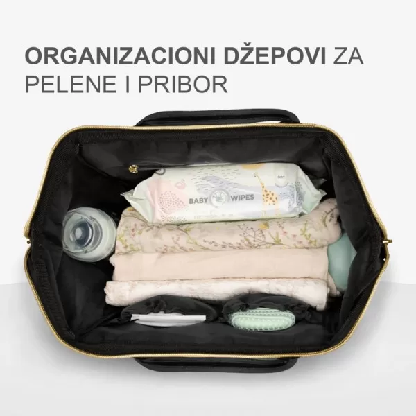 Torba za mame Kikka Boo Siena Premium Beige 