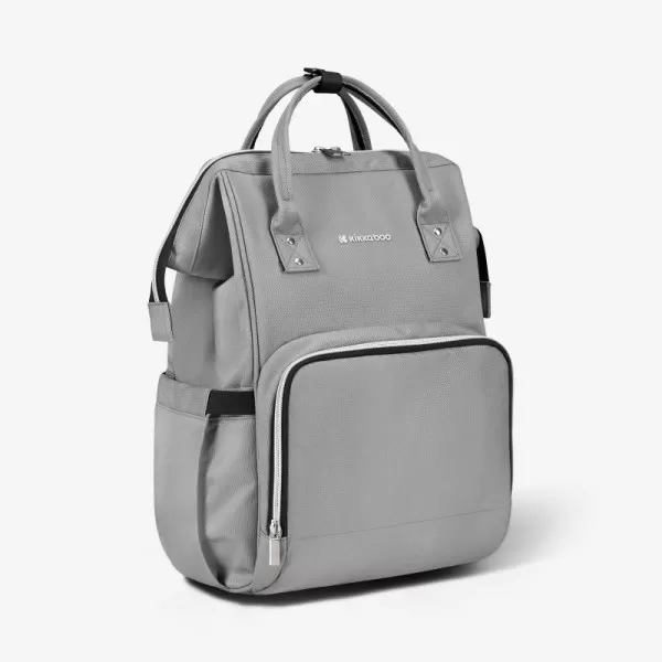 Torba za mame Kikka Boo Siena Premium Light grey 