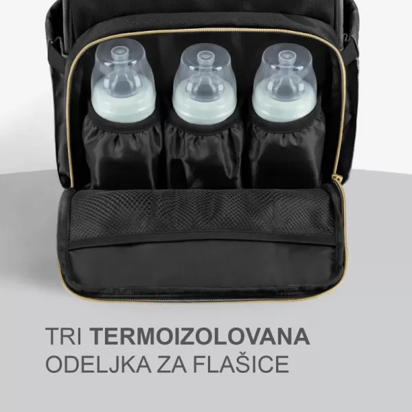 Torba za mame Kikka Boo Siena Premium Light grey 