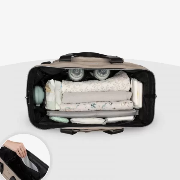 Torba za mame Kikka Boo Premium MAXI Beige 