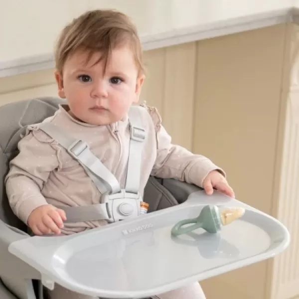 Kikka Boo Silikonska mljackalica za hranu Platinum Sage 