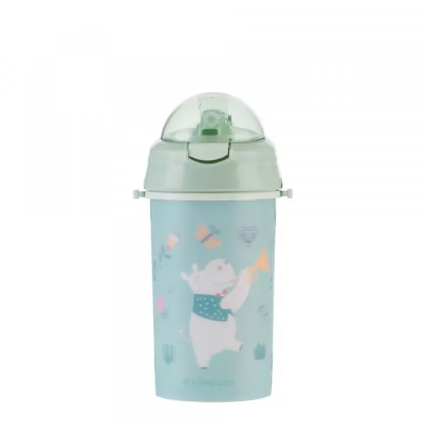 Kikka Boo Šolja sa slamkom i trakom Music Fest 450ml Mint 